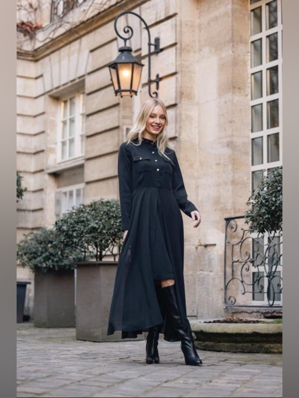 New Aleeza Paris Whimsical Dress – Black | Size Small